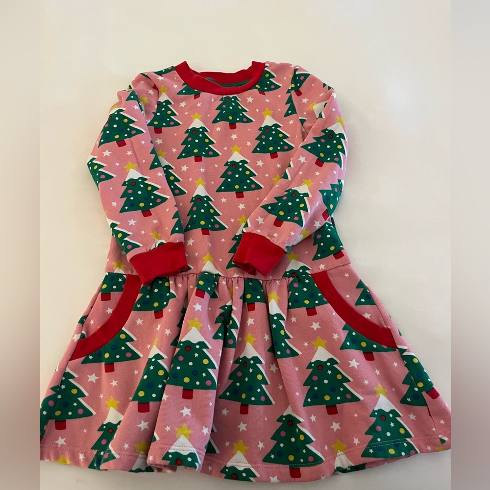 Mini Boden Christmas sweatshirt dress